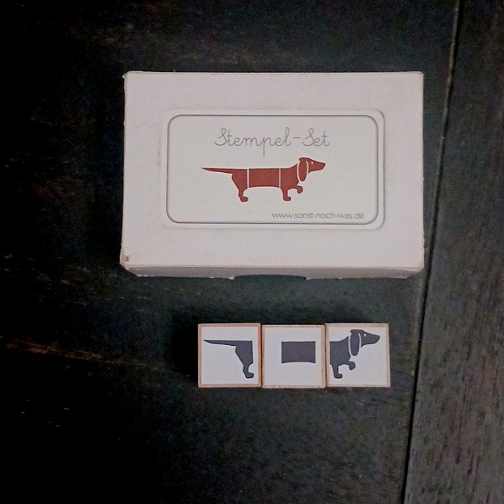 🔹️Personalized Stamp Set (weiner dog)